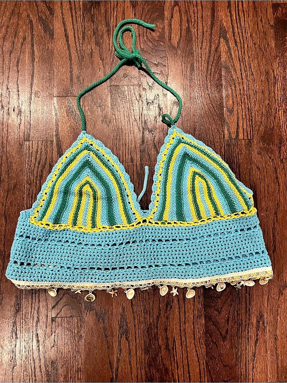 Crochet Halter Top with Shells